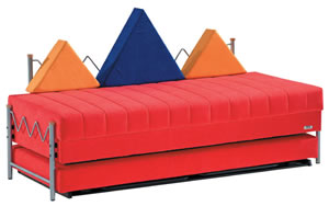 Double Sofa Bed Zig Zag